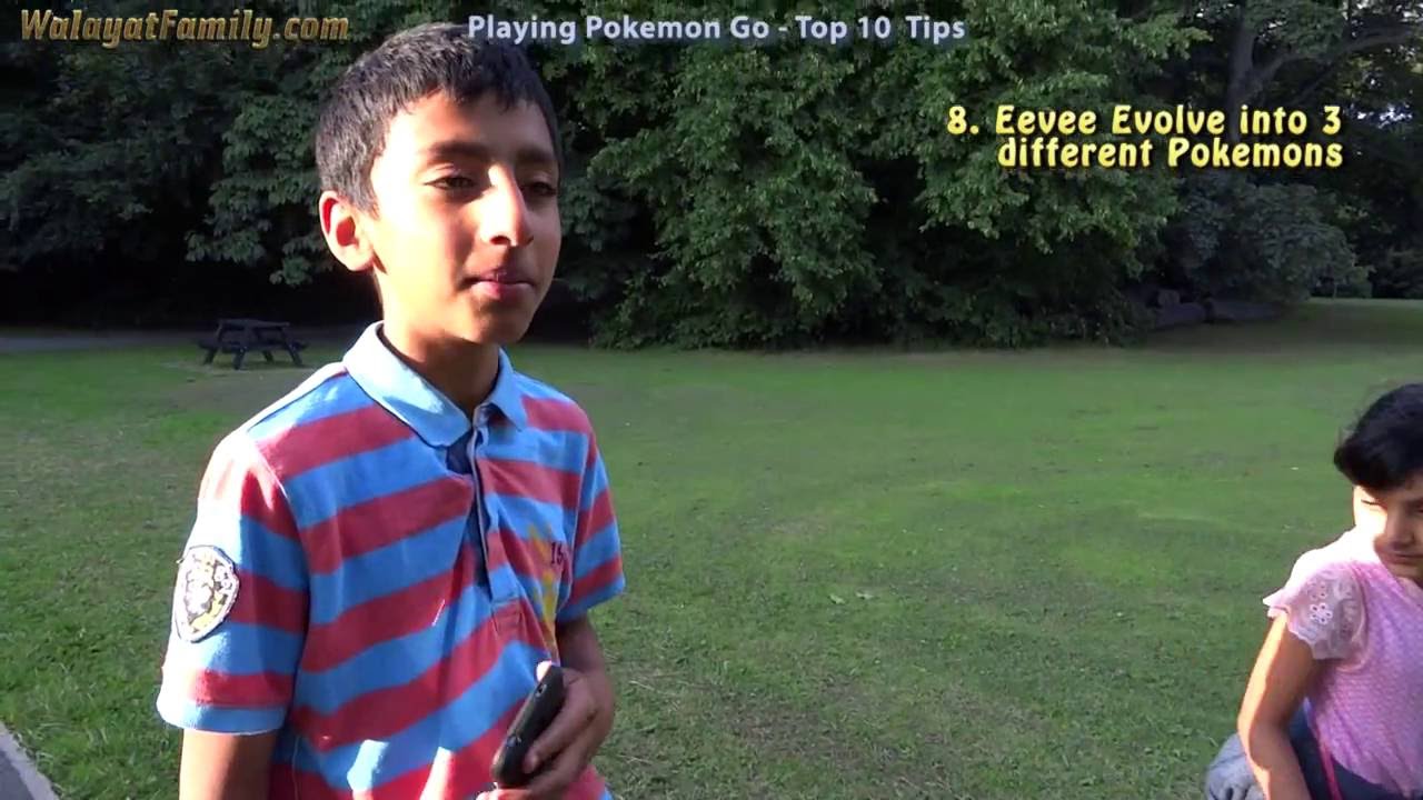 Pokemon GO Top 10 Tips - 8. Eevee Evolve into 3 Different Pokemon's - YouTube