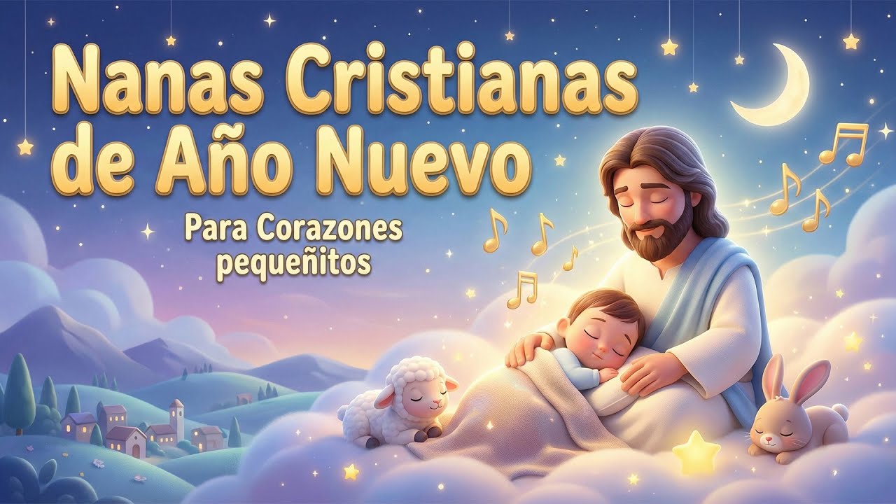 Nanas Cristianas de Año Nuevo para Corazones Pequeñitos|Canciones Bíblicas para Dormir Bebés y Niños