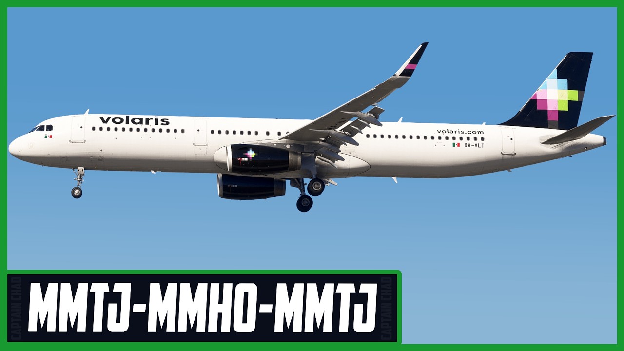 MSFS2024 | Real World Volaris OPS | Tijuana - Hermosillo (Round-Trip) | Fenix A321 | VATSIM