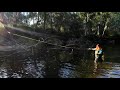Lure fishing for native fish with holly