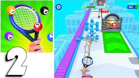 Racket Run - Gameplay Part 2 (Android, iOS)