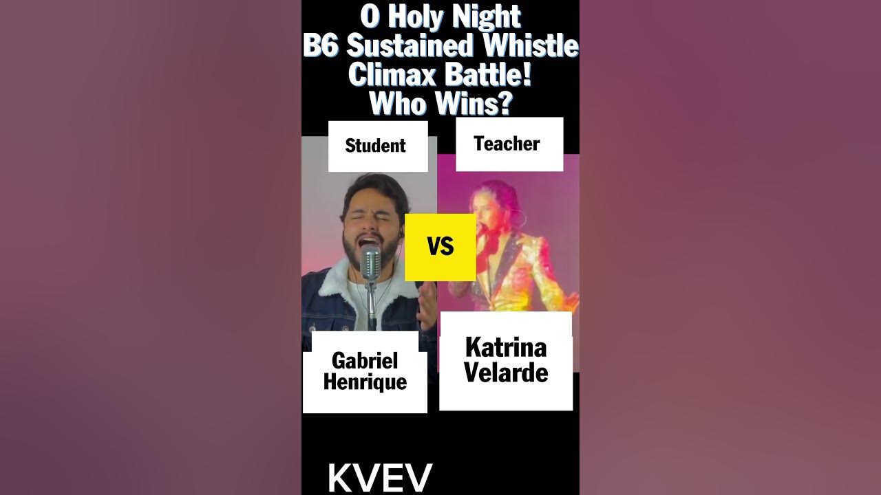 O HOLY NIGHT WHISTLE CLIMAX BATTLE! I STUDENT: GABRIEL HENRIQUE VS TEACHER: KATRINA VELARDE