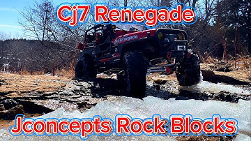 Cj7 on Jconcepts Rock Blocks! aka, the better Mickey Thompson Baja Boss version.