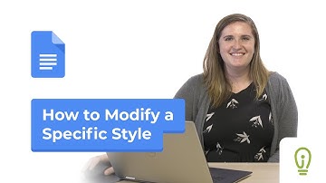 How To Modify a Specific Style in Google Docs