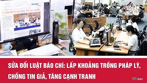 Sửa đổi Luật Báo chí: Lấp khoảng trống pháp lý, chống tin giả, tăng cạnh tranh  | VTV24