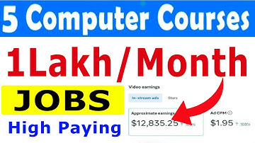 5 beste computercursussen na 8e, 9e, 10e en 12e | Goedbetaalde banen | Gratis cursussen om geld t...