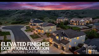 4133 Zodiac Place Castle Rock CO | The Meadows Home with Finished Basement, Wine Room and Gym