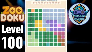 Zoodoku: Brain Puzzle Games Level 100: Gameplay Solution