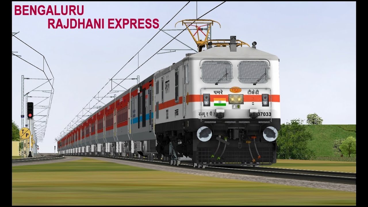 22692 Rajdhani Express skipping Sonegaon station at 120KMPH speed ...