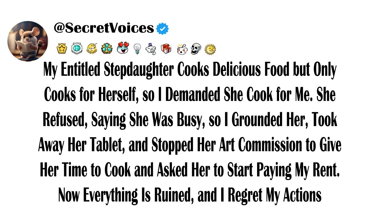 My Entitled Stepdaughter Cooks Delicious Food but Only Cooks for Herself, so I Demanded She Cook ...