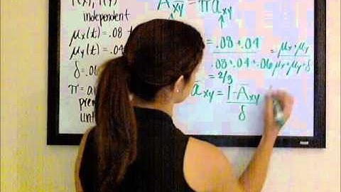 Insurances and Annuities on Multiple Lives - Constant Force of Mortality