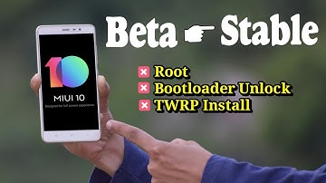How To Move Beta To Stable || Without Bootloader Unlock, Root & Installing TWRP{Hindi}