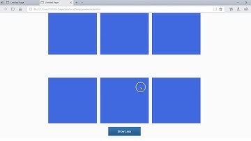 Using events to display more information on a page in WYSIWYG Web Builder