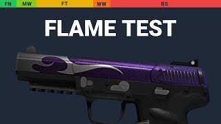 Five-SeveN Flame Test - Skin Float And Wear Preview