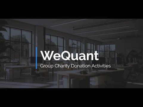 Видео: Spreading Love and Kindness: WeQuant's Mission of Giving