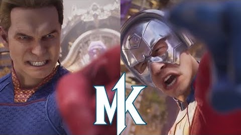 All Peacemaker vs Homelander Intro Dialogues | Mortal Kombat 1