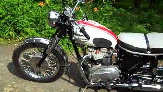 1966 triumph bonneville t120r motorcycle