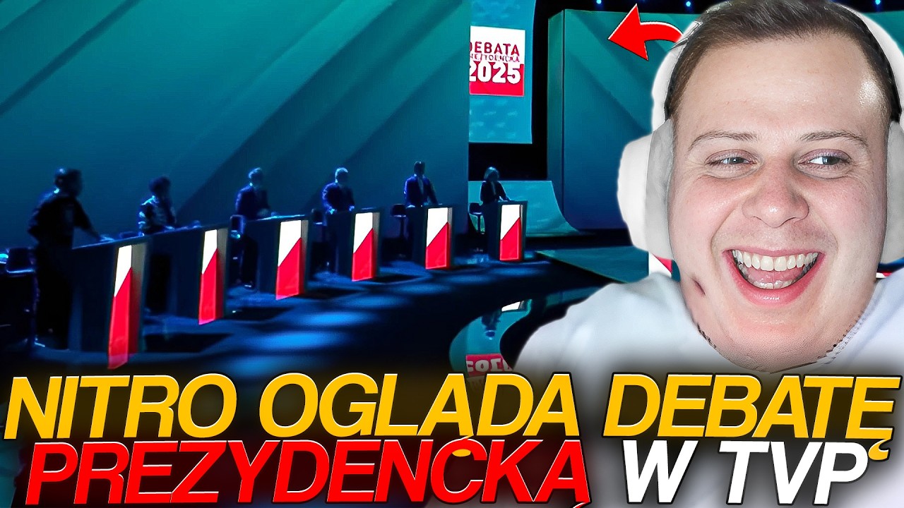 NITRO OGLĄDA DEBATĘ PREZYDENCKĄ W TVP