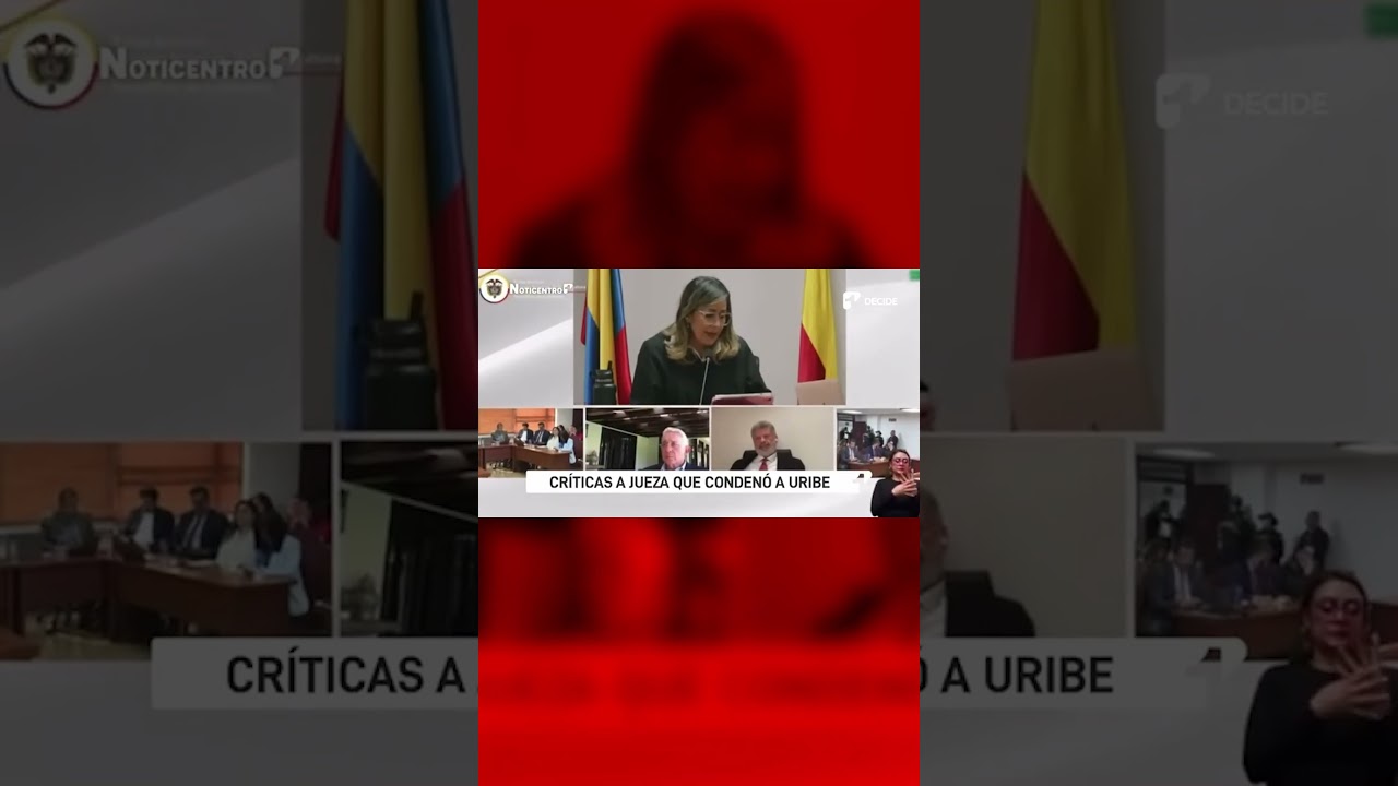 Críticas a la jueza Sandra Heredia que condenó a Uribe en primera instancia
