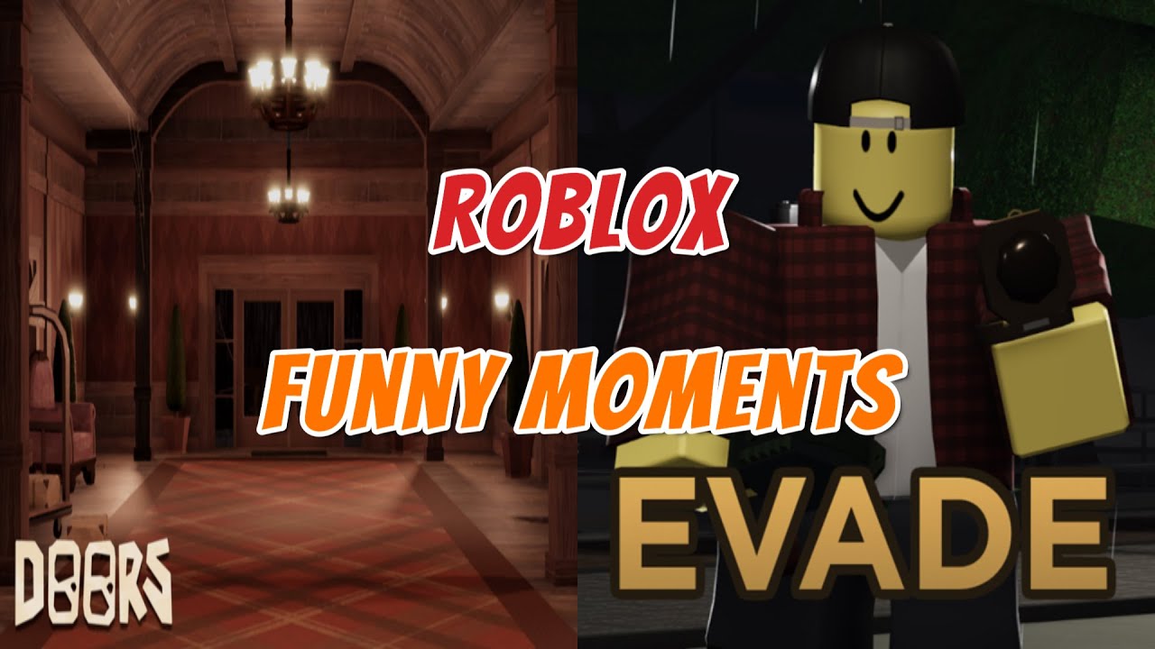 FIRST TIME PLAYING EVADE & DOORS! | ROBLOX FUNNY MOMENTS - YouTube