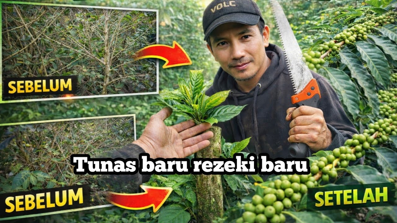 TUNAS BARU REZEKI BARU PEMBAHARUAN TUNAS AGAR PANEN KOPI LEBIH BANYAK LAGI