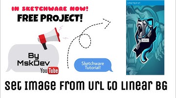 Load Image From Url to a linear layout background image in Sketchware | Awesome Tutorials by MskDev