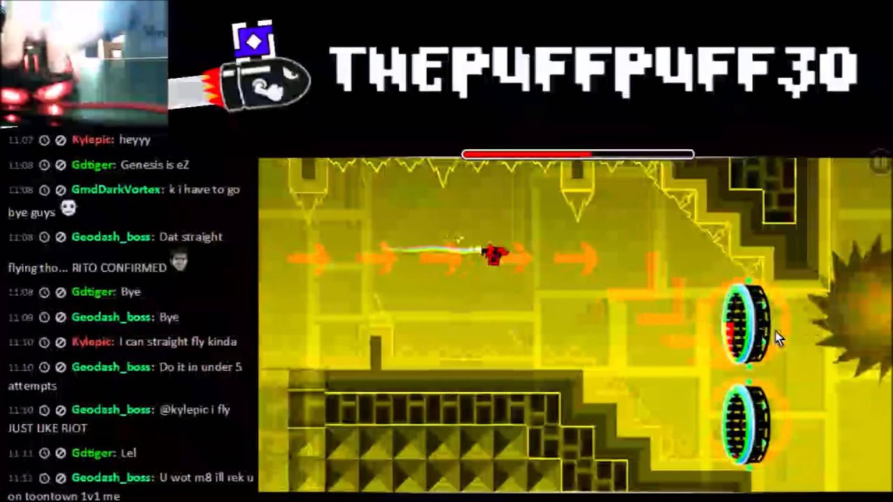 Geometry Dash Very Easy Demon - Genesis (By FunyGame) (LIVE) - YouTube
