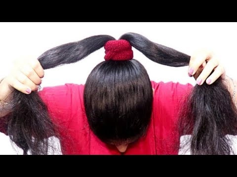 2-new-easy-juda-hairstyles-with-gajra-||-simple-hairstyle-||-cute-hairstyle-||-hairstyle-for-girls