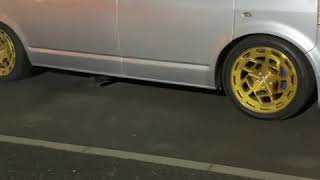 Vw T5 2.5tdi exhaust sound. Loud.