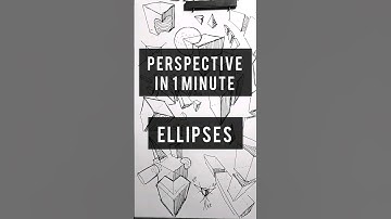 Ellipses. Quick perspective lesson. #artlesson #art #perspective #ellipses #splintersketch