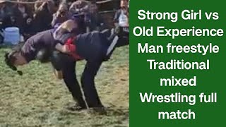 Man Vs Man And Girl Vs Man Freestyle Traditional Wrestling Match Kushti