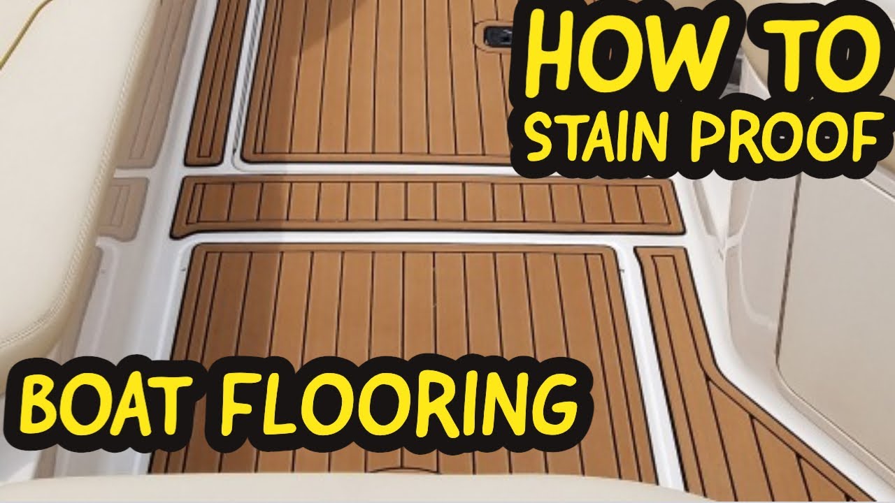 Seadek Marinemat Aqua Marine Gatorstep - CAN it be STAIN Proofed ? EVA Foam  @303Products 