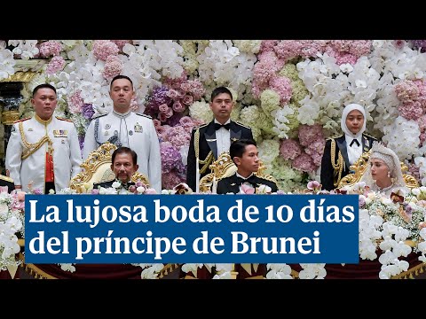 La lujosa boda de 10 días del atractivo príncipe e influencer Abdul Mateen de Brunei