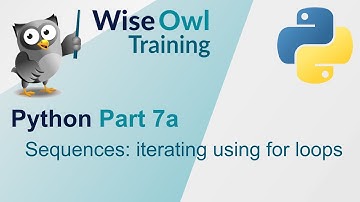 Python Part 7a - Sequences: iterating using for loops