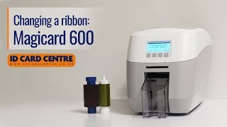 How to change a Magicard 600 printer ribbon