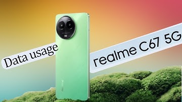 realme c67 5g daily data used setting / how to enable daily data use in notification bar realme c67