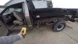 How to Put an Easy Dumper on a F-250 Super Duty Part 2