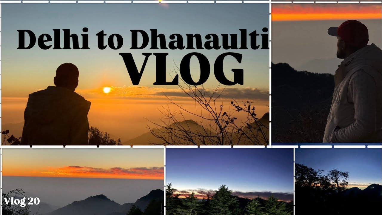 Delhi's hustle, Dhanaulti's peace. 🏔️ 