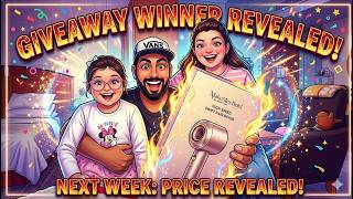 “We’re Giving Away A 5000 Rupee LUXURY BLOW DRYER! Winner Revealed + Next Week’s Prize 🎁”