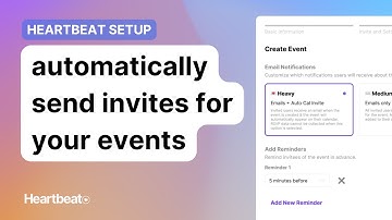 Automatically Send Calendar Invites with your Events