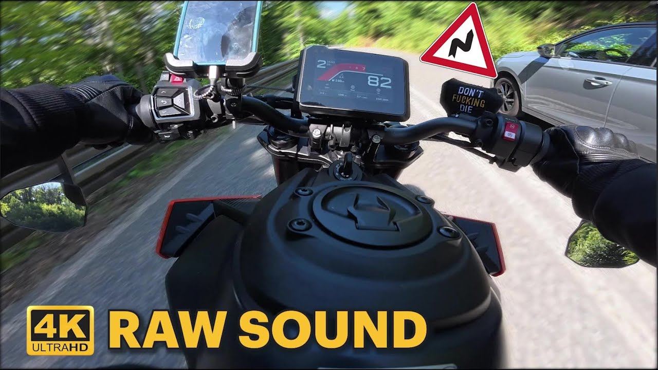 Motorcycle RAW SOUND - KTM Duke 990 Arrow Pro Race - Kyffhäuser - YouTube