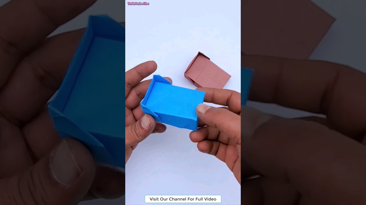 How To Make Origami Bed For Your Children 