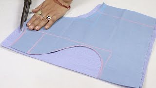 DIY Blouse back neck designs | Cutting and Stitching | Blouse gala design | Blouse back design