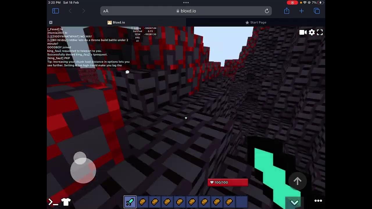 I FOUND THE NETHER IN BLOXD.IO (WITH COORDS) 