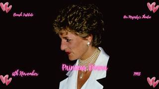 Princess Diana at Benesh Institute | Her Majesty’s Theatre | Nov 7, 1993