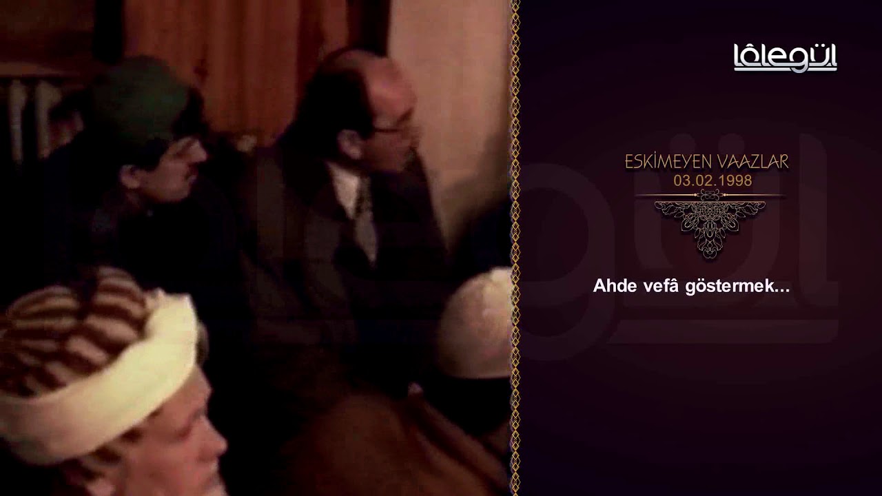 Kimden Medet Umalım İzmit 1998 - Cübbeli Ahmet Hocaefendi Lâlegül TV