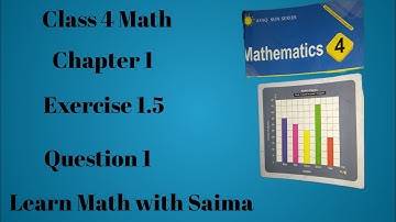 Class 4 Math Ch 1 Ex 1.5 Q 1|Class 4 Math Unit 1 Ex 1.5 Q1#maths @SirAllahwasaya@MushahidAliZafar