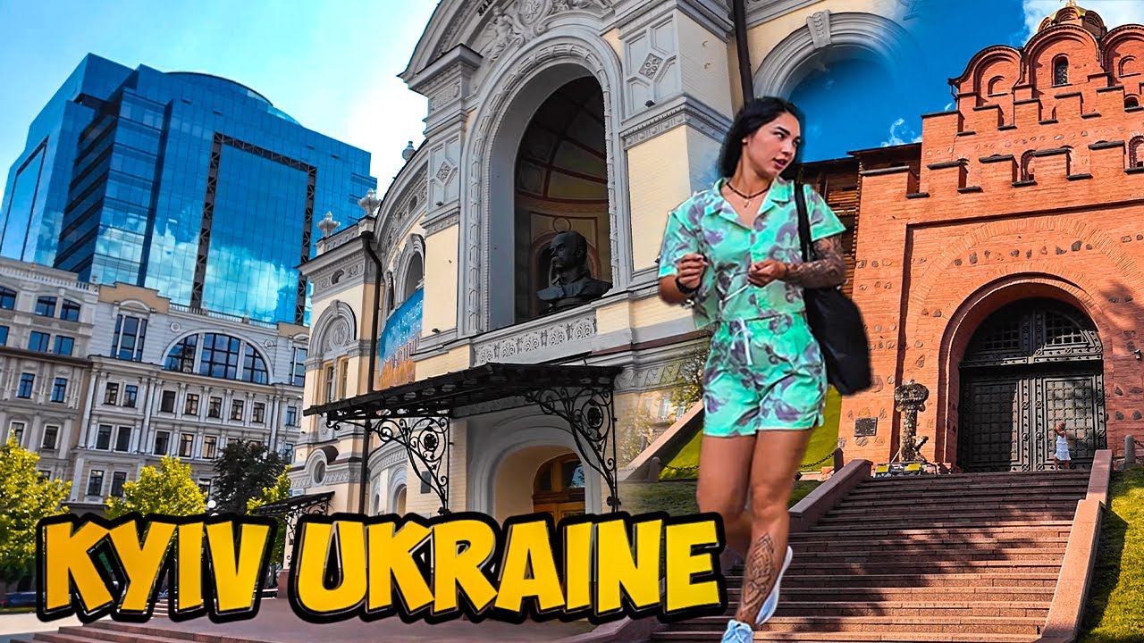 Атмосферний Київ: Золоті Ворота, Оперний Театр та Затишні Місця для Прогулянок 4к