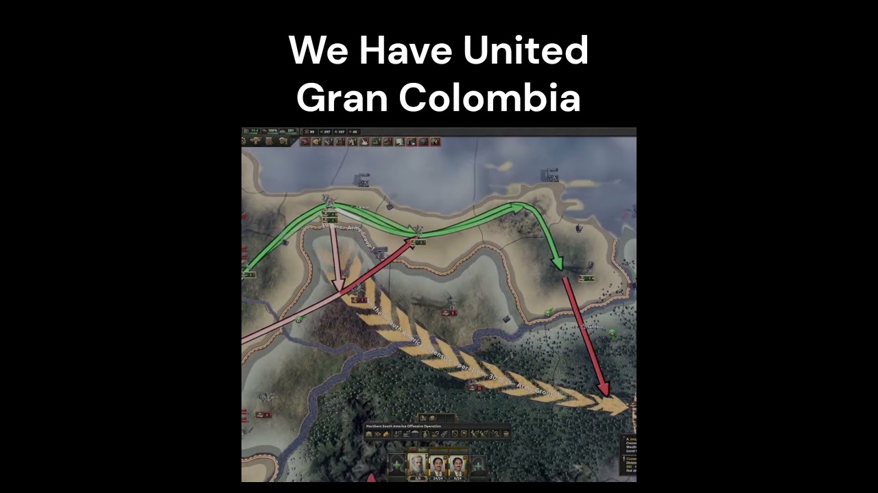 Прорыв через Венесуэлу к победе, объединение Великой Колумбии 