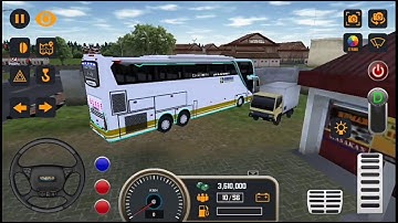 Mobile Bus Simulator | Driver Transporter Livery #7 Jakarta - First Android Gameplay HD